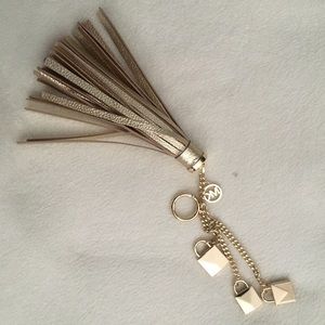Gold Michael kors keychain